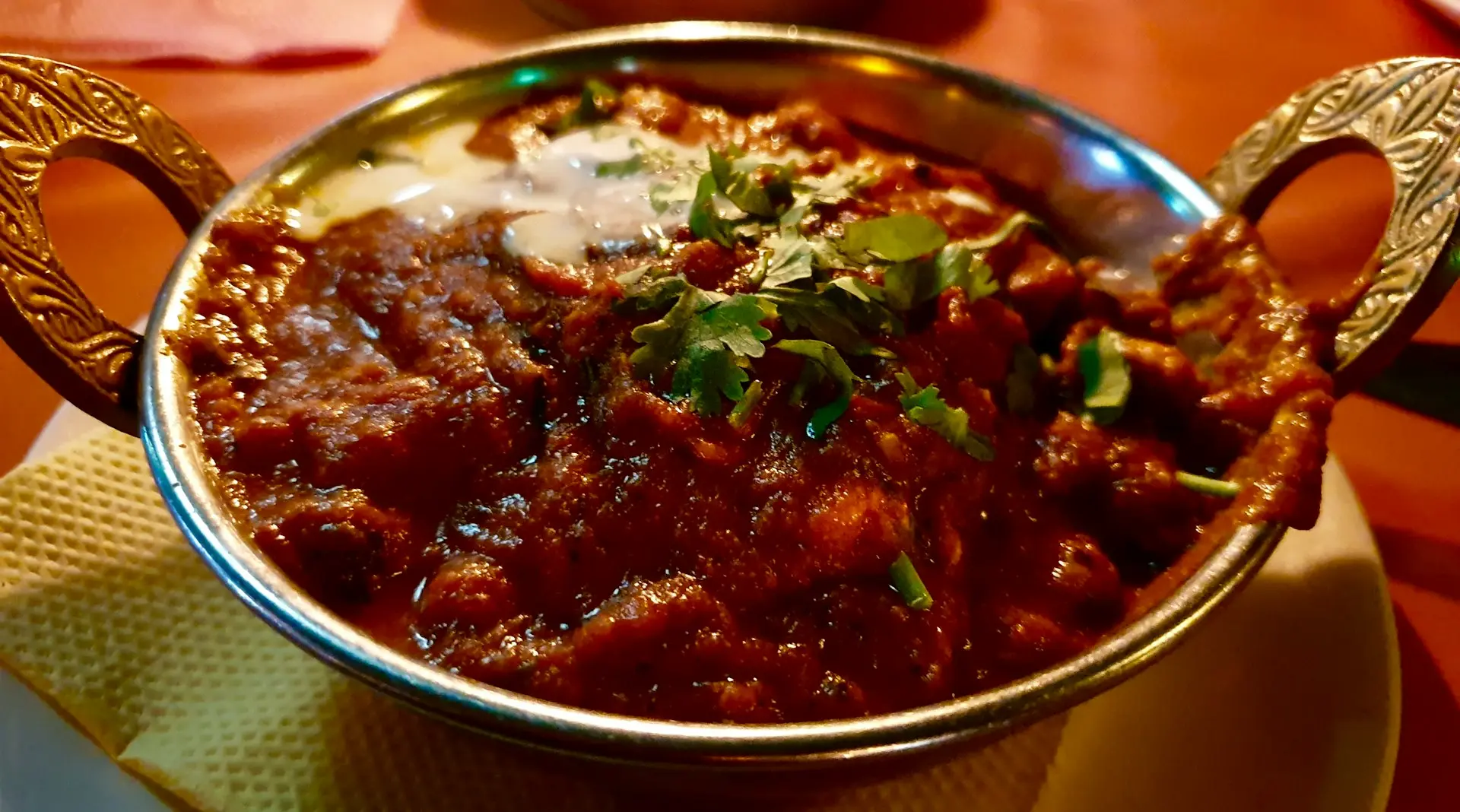 cooked food with tomato sauce